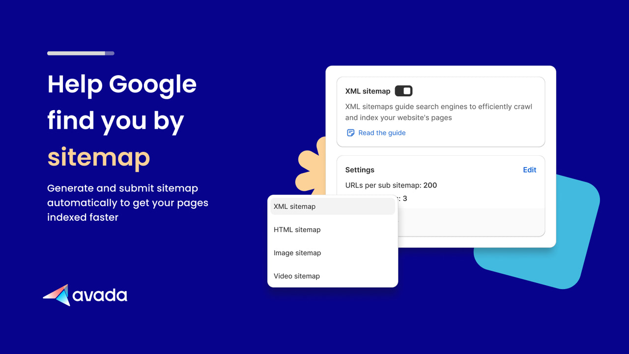 Generate and submit sitemap for better indexing