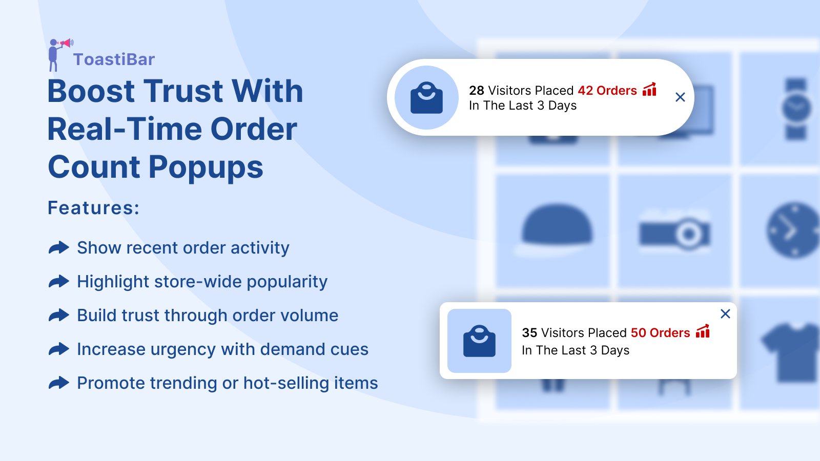 ToastiBar - Sales Notification | Sales Popup Shopify App