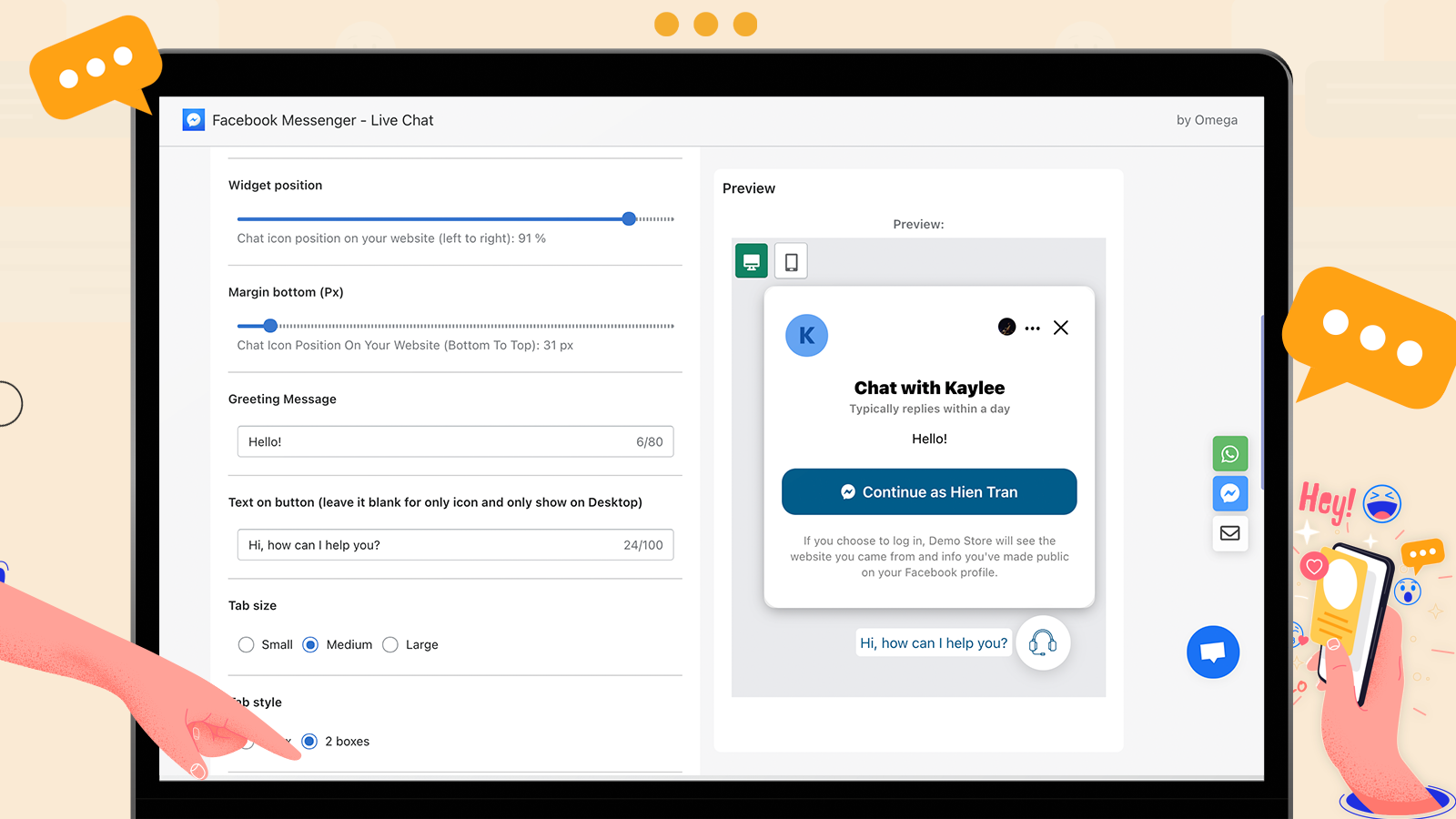 Facebook Messenger for Shopify