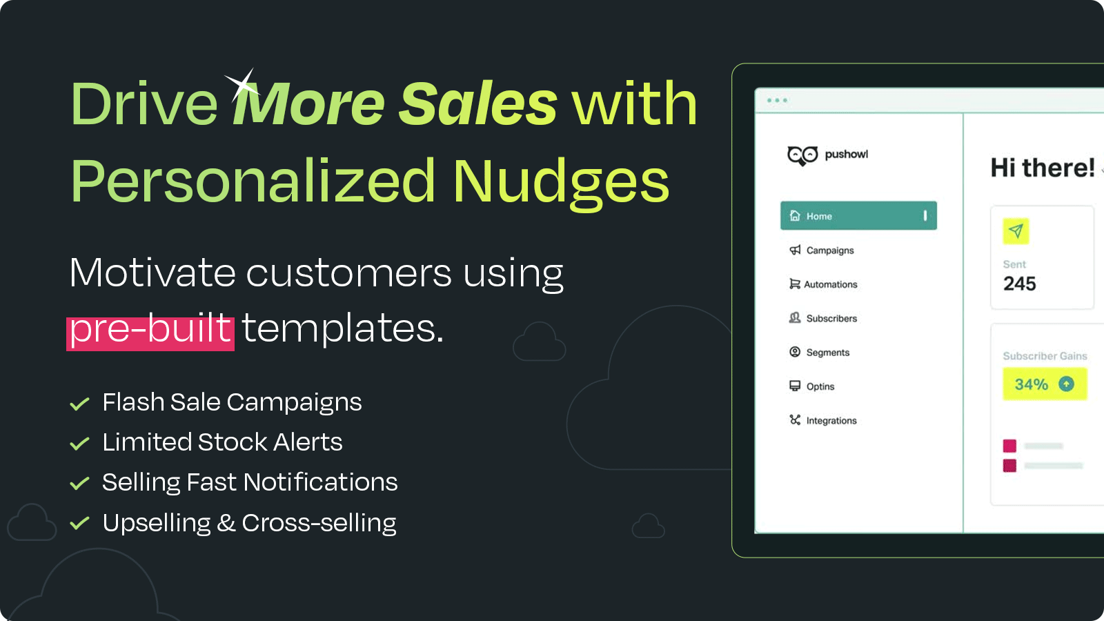 Grow users using email pop ups, newsletters, & email automation