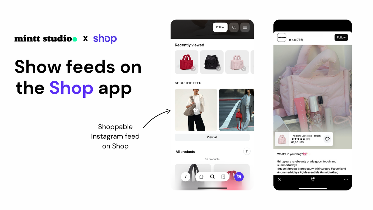 Instafeed - Show feeds on the Shop app