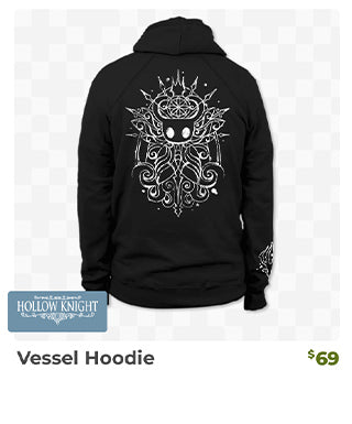 Vessel Hoodie is back in stock at fangamer.com
