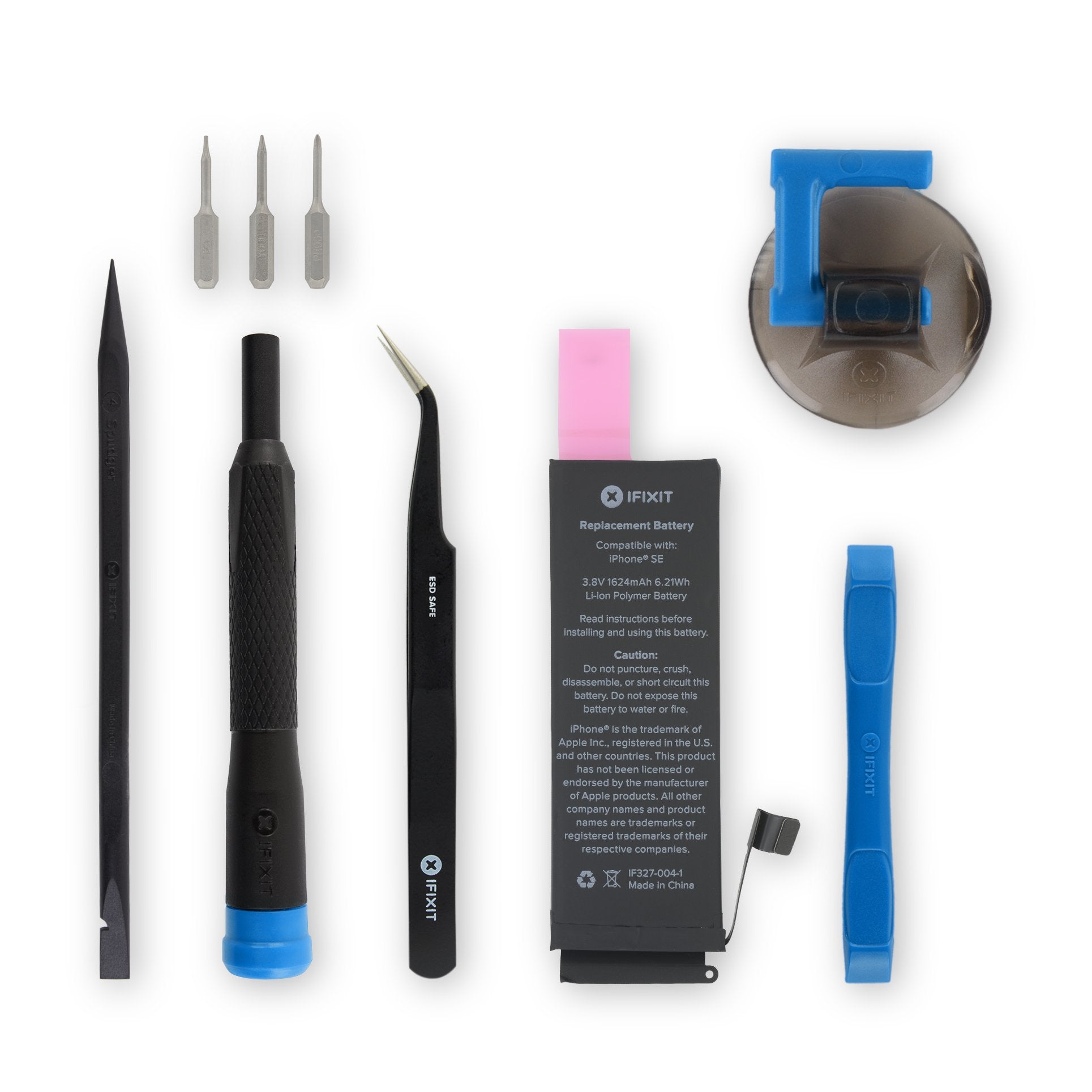 Batterie iPhone SE (1ère génération) Fix Kit avec bandes adhésives