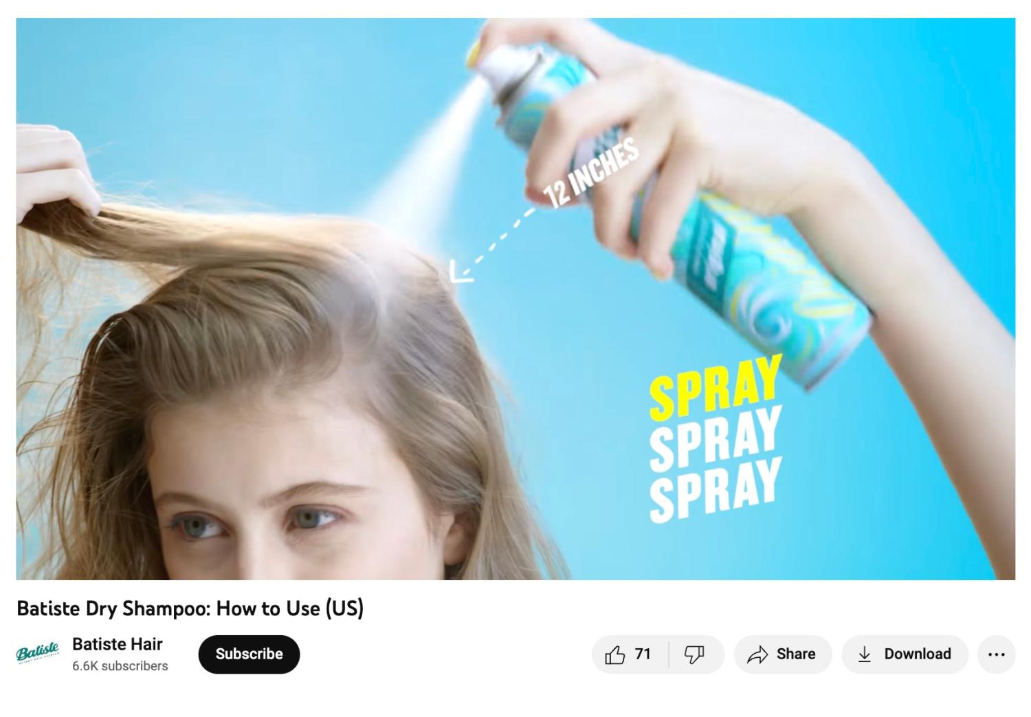 Capture d'écran d'une vidéo YouTube par Batiste