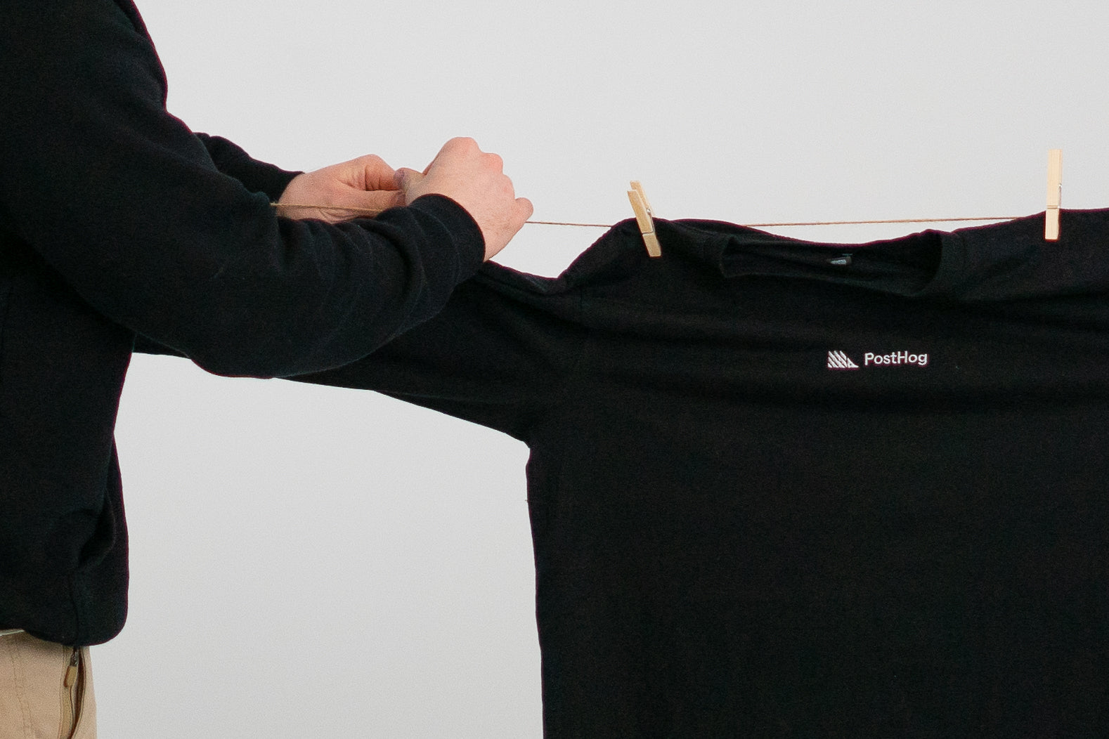 Dark mode long sleeve shirt