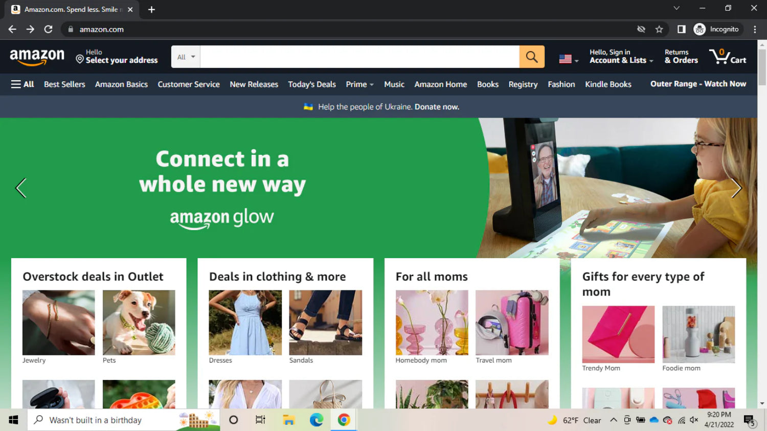 热门的电商域名:Amazon.com(亚马逊)