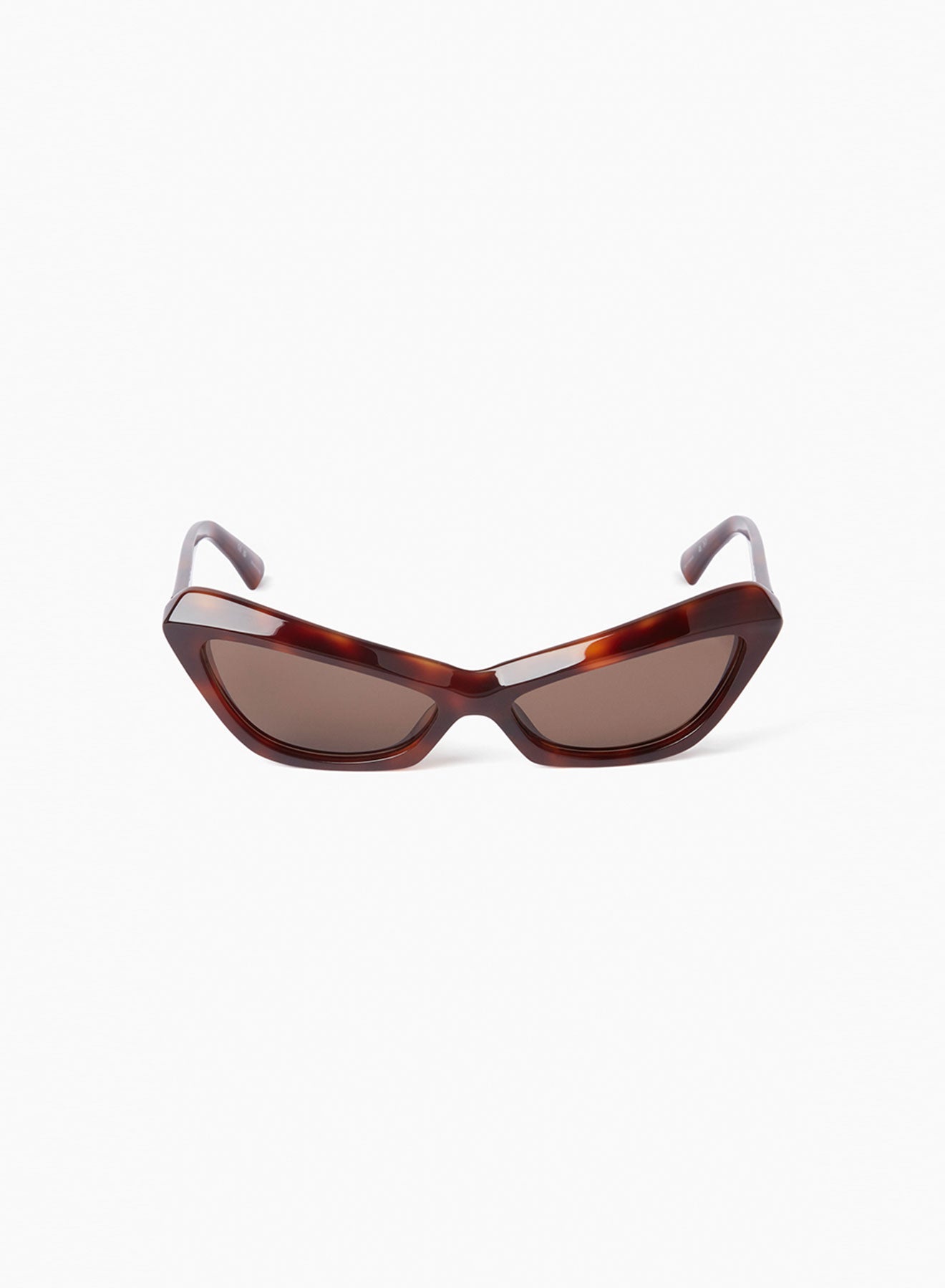 WAVES CAT-EYE BROWN SUNGLASSES - NINA RICCI