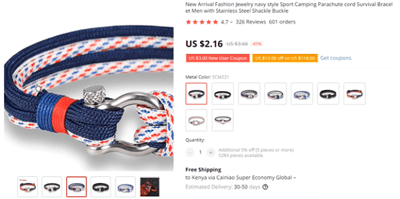 Store Idea 4: fan bracelets