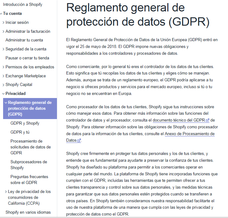 ley organica de proteccion de datos 2018