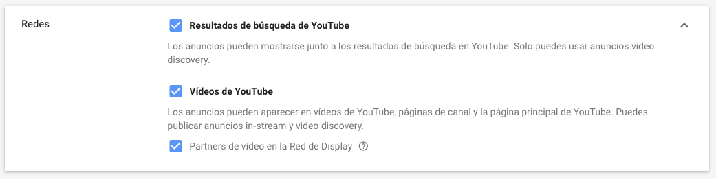 Selecciona tus redes
