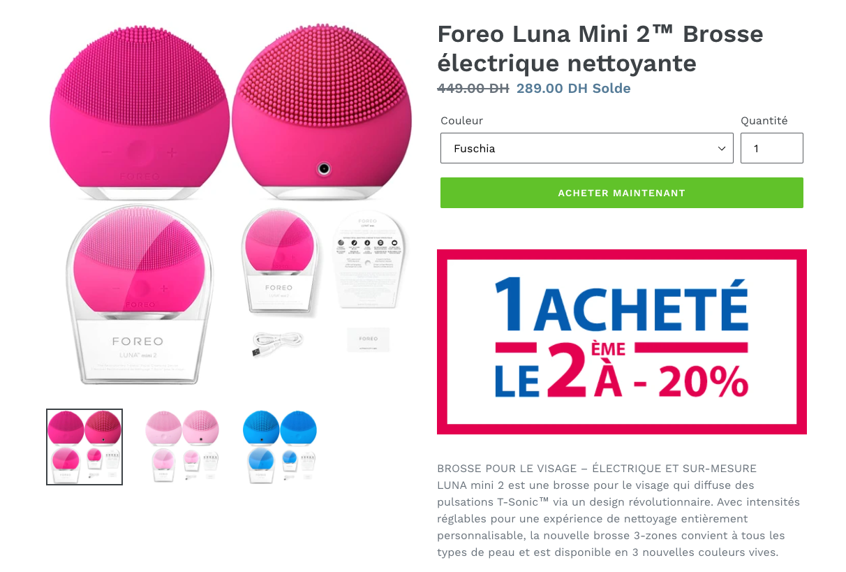 exemple page produit
