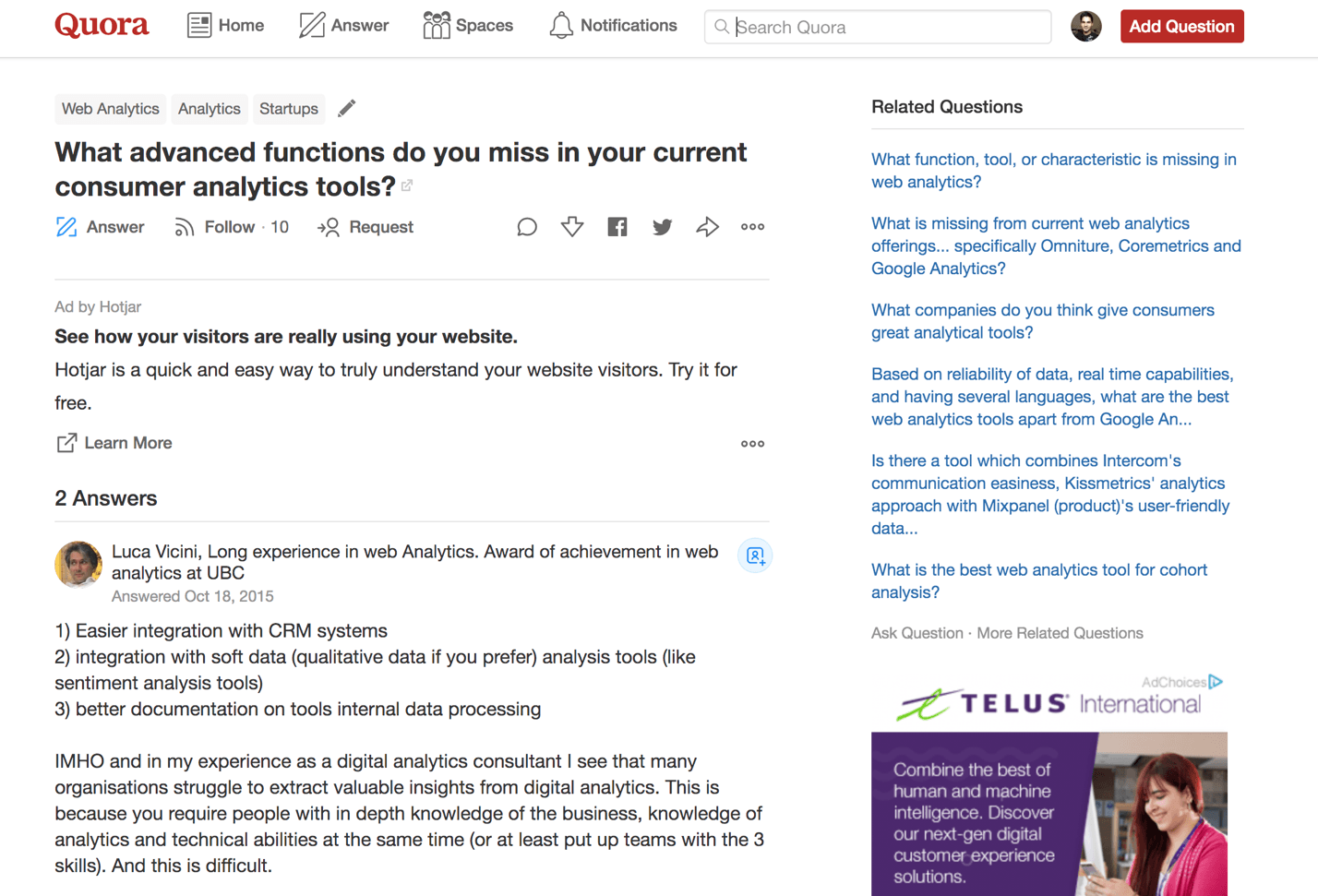 gather insights from social networks
