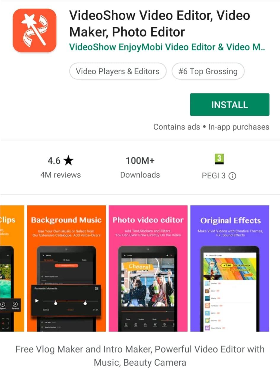 VideoShow Mobile Video Editor