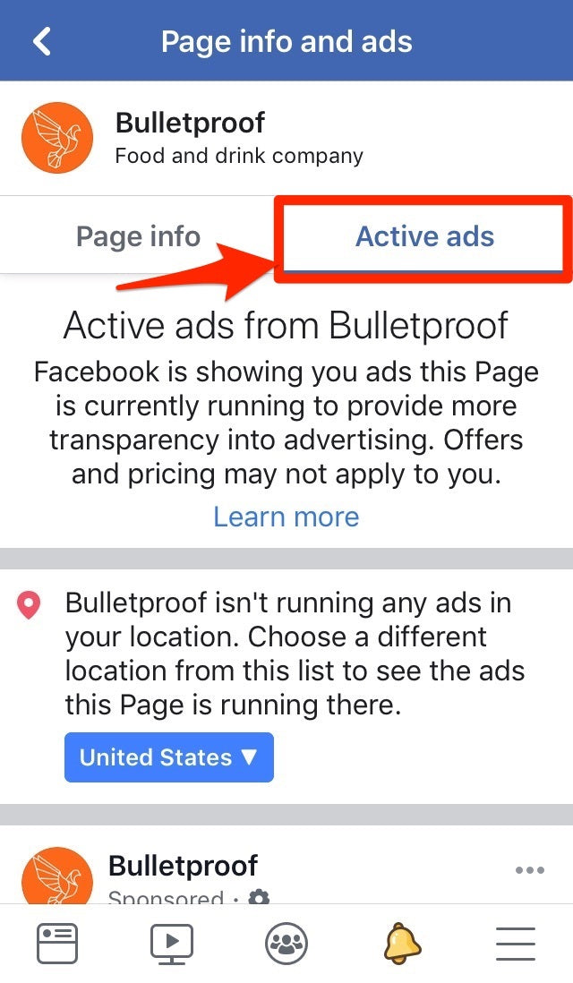 Bulletproof Facebook Info and Ads