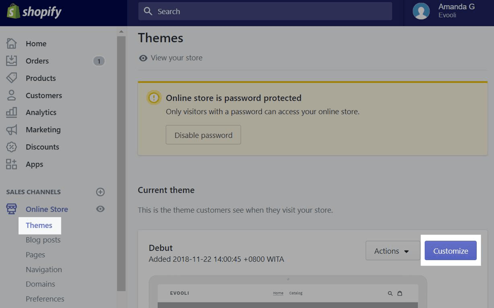 Collecting emails with Shopify