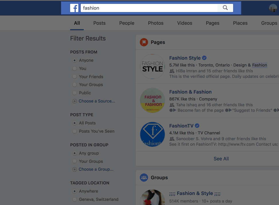 finding influencers in Facebook groups