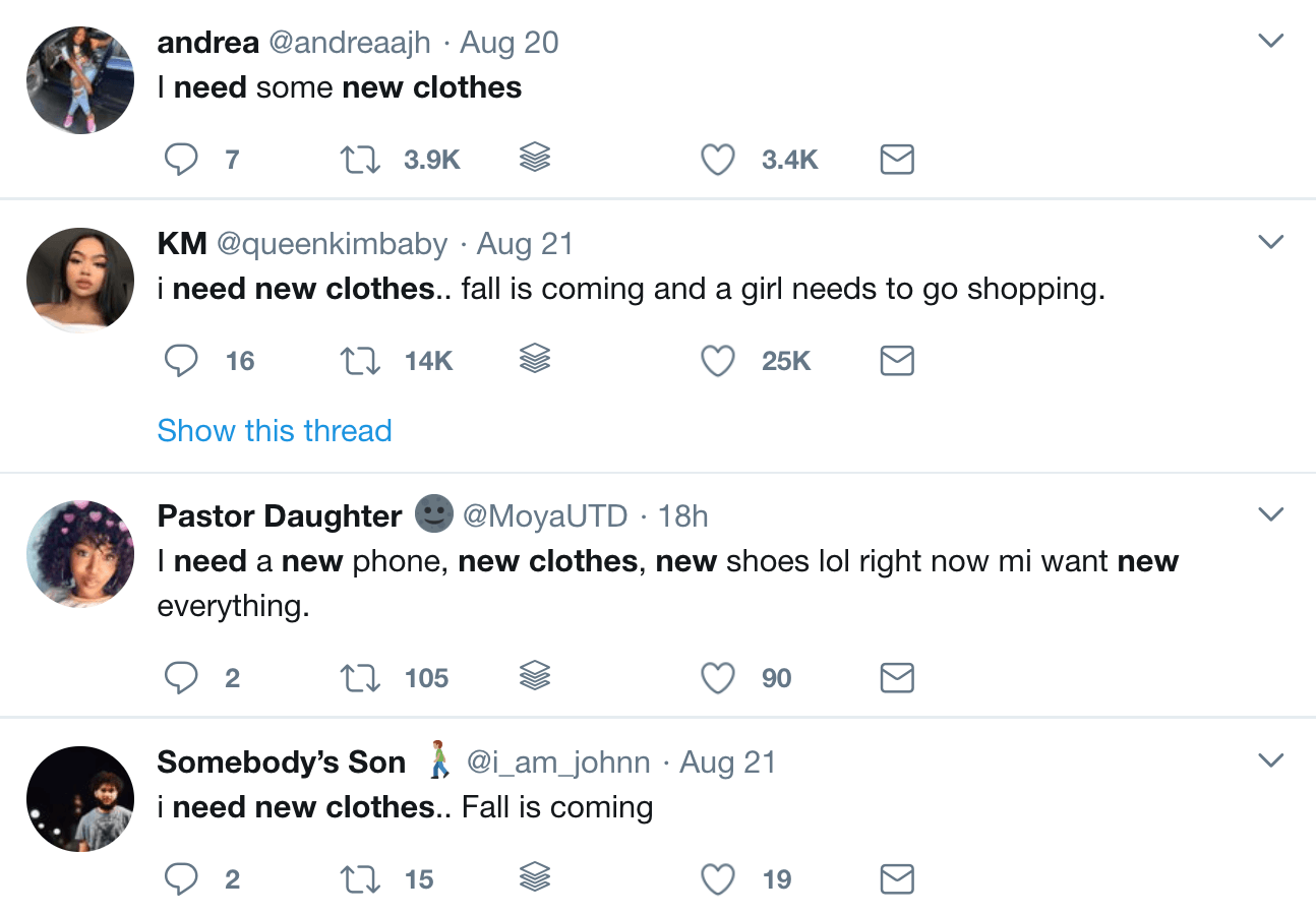 Twitter Search Results