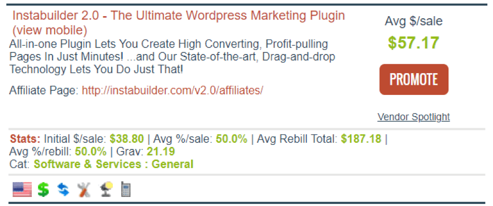 affiliate commission