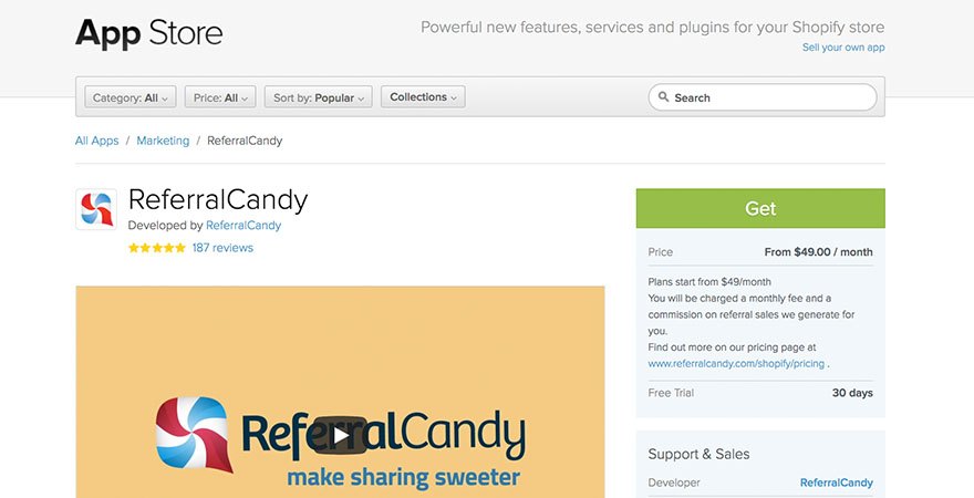 Referral Candy: Shopify Referral App