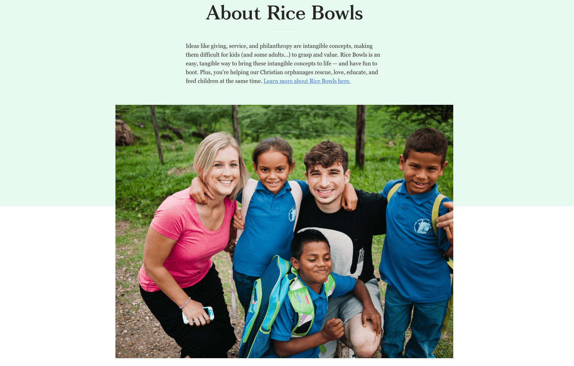 Ugmonk and Rice Bowls charity work
