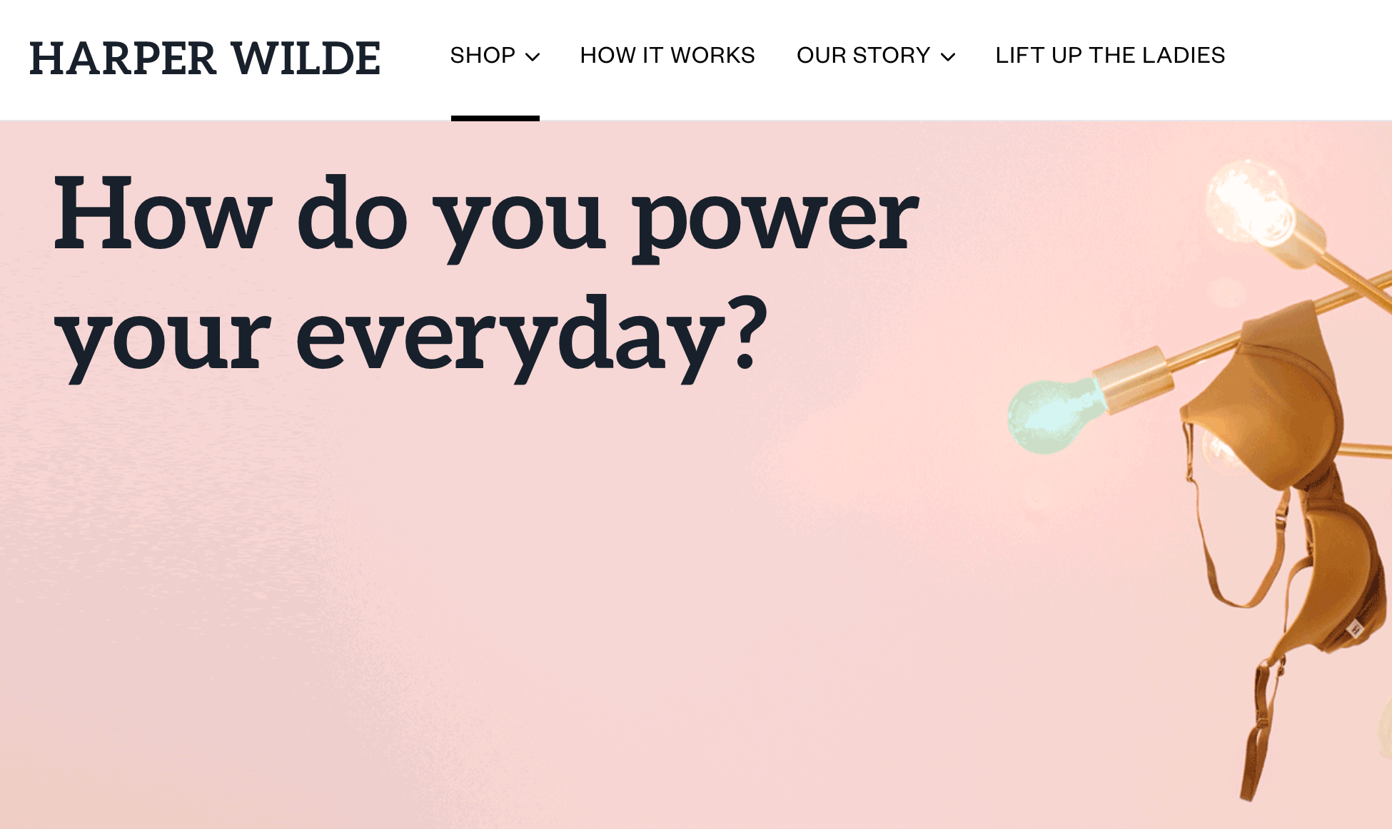 Harper Wilde Lift Up The Ladies campaign