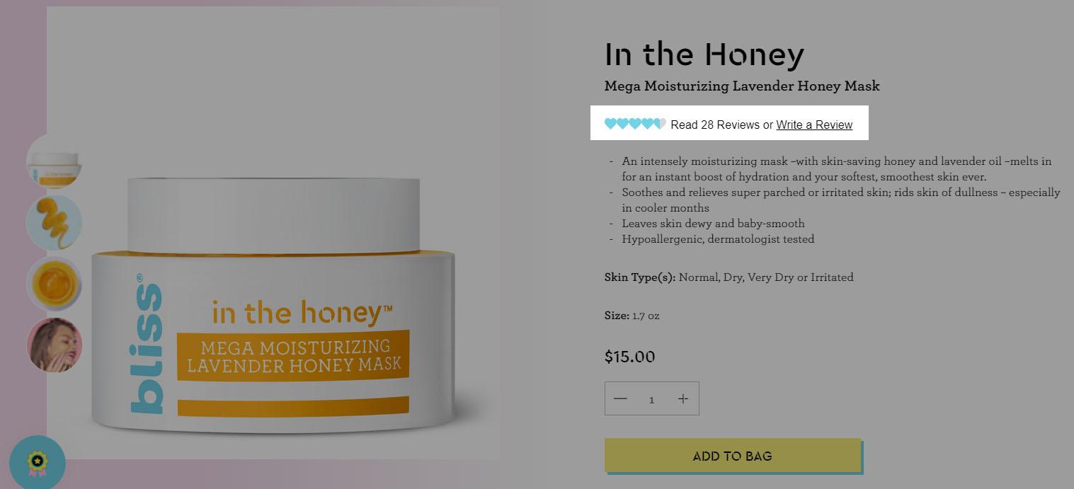 Ecommerce social proof