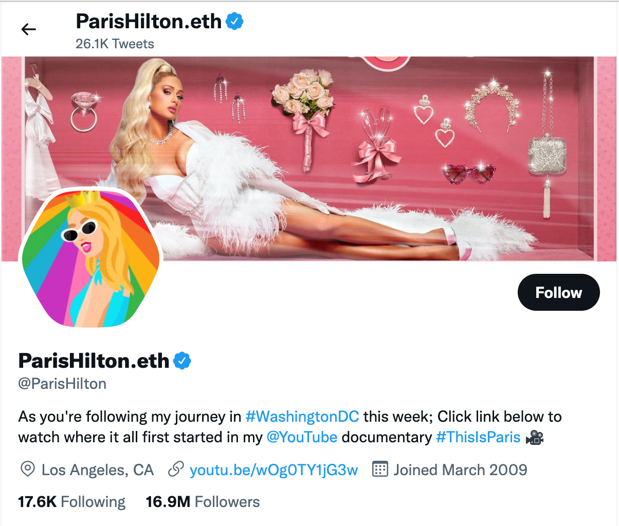 paris hilton su twitter
