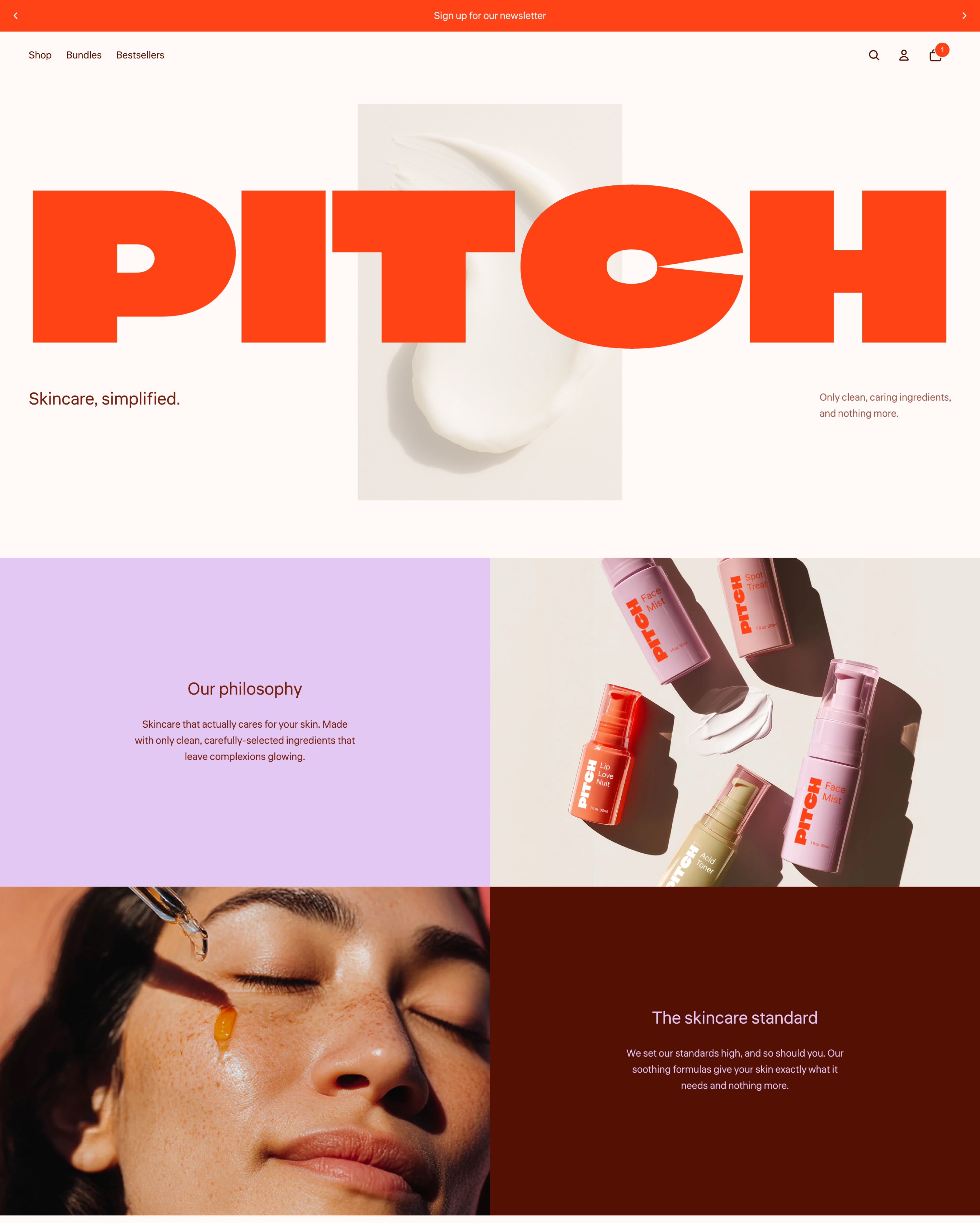 Pré-visualização da área de trabalho do tema Pitch no estilo "Pitch"