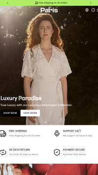 Mobile preview for Paris in the "Desire" style